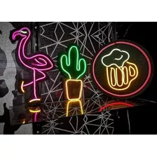 Nombres Letreros Rótulos Iluminados Acrílico Neon Led 3d 