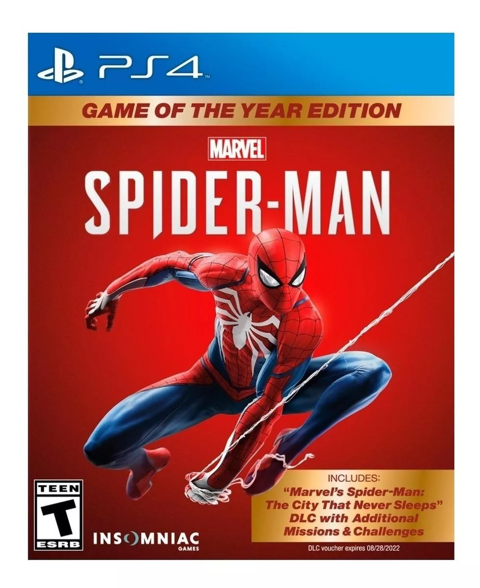 Marvel's Spider-man Game Of The Year Edition Sony Ps4  Digital