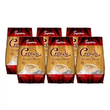 Kit 6 Café Cevada Torrada E Moída Superbom Pacote 500g