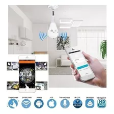 Camara Ip Video Vigila Foco Espia 360 Grados Wifi Celular 