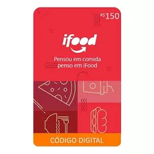 Cartão Ifood Giftcard 150 Reais Promocional - Envio Imediato