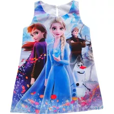 Vestido Princesas Frozen Ana Y Elsa 