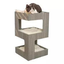 Cama Mueble De Lujo Para Gatos - Exclusivo Tres Pisos Gatos