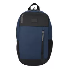 Mochila Saxoline Juvenil Urbana 26 Litros Color Azul Diseño De La Tela Liso