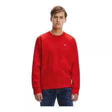 Moletom Tommy Jeans Regular Vermelho Tam. G