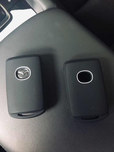 Funda De Llave Silicona Negra Mazda 3 2019 2020 Foto 7