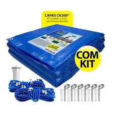 Capa De Piscina 5 Em 1 Proteção + Térmica Completa 3,5x2 M