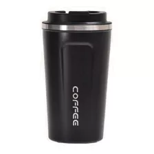 Vaso Termico Para Cafe Acero Inoxidable Premium Color Negro Coffee