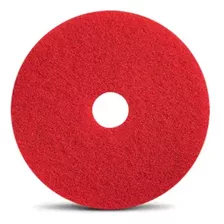 Disco Pad Rojo Para Abrillantadora De Pisos 17 Caja 5 Und