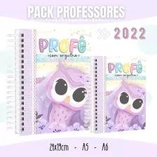 Arquivos Caderno Bloco Agendas Planner Aula Professor 2022