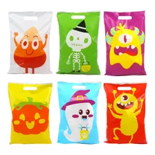 72 Bolsas De Dulces De Halloween, Bolsas De Plástico D...