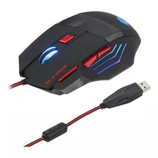 Mouse Hxsj A907 Colorido Con Cable 7d, Mouse Luminoso Para J