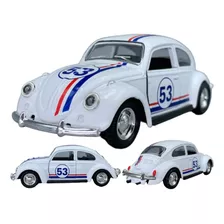 Miniatura Herbie Se Meu Fusca Falasse Escala 1/32 Com Luz 