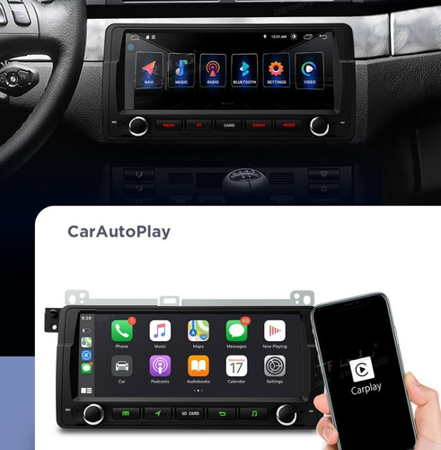 Carplay Bmw Serie 3 1998-2006 Android Radio Mirrorlink Touch Foto 5