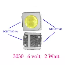 Led Backlight 3030, 6 Volt, 2watt, 350 Ma, Retroiluminacion