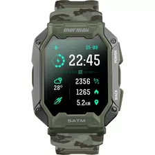 Relógio Smartwatch Mormaii Force Militar Resistente Verde