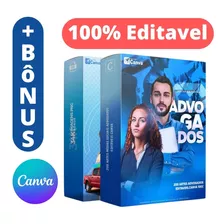 Pack Canva Advogado 240 Artes 100% Editável + Bonus