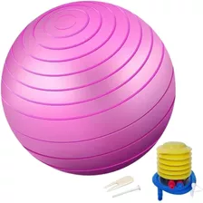 Bola Pilates Yoga 65cm Suporta 150kg Premium + Bomba