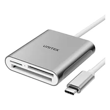 Usb C Sd Card Reader, Unitek Aluminum 3-slot Usb 3.0 Type-c