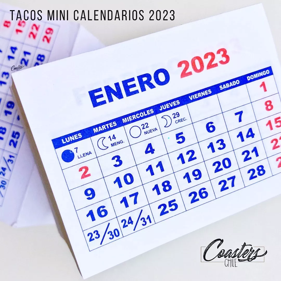 Mini Tacos De Calendario 2023 - 100un.