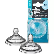 Tommee Tippee 2pzs 3m+ Flujo Medio Anticolicos Advanced 