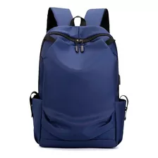 Mochila Liviana Porta Laptop, Antirrobo Con Salida Usb Y Más