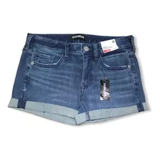 Short Corto Mezclila Obscua Marca Express Nuevo Talla 00 