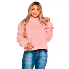 Blusa De Frio Moda Inverno Jaqueta Feminina Peluciada Teddy