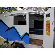 Mini Trailer Camping 2024 Cozinha Cama De Casal E Chuveiro 