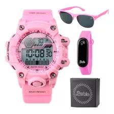 Relógio Feminino Infantil Original Prova D´água Silicone