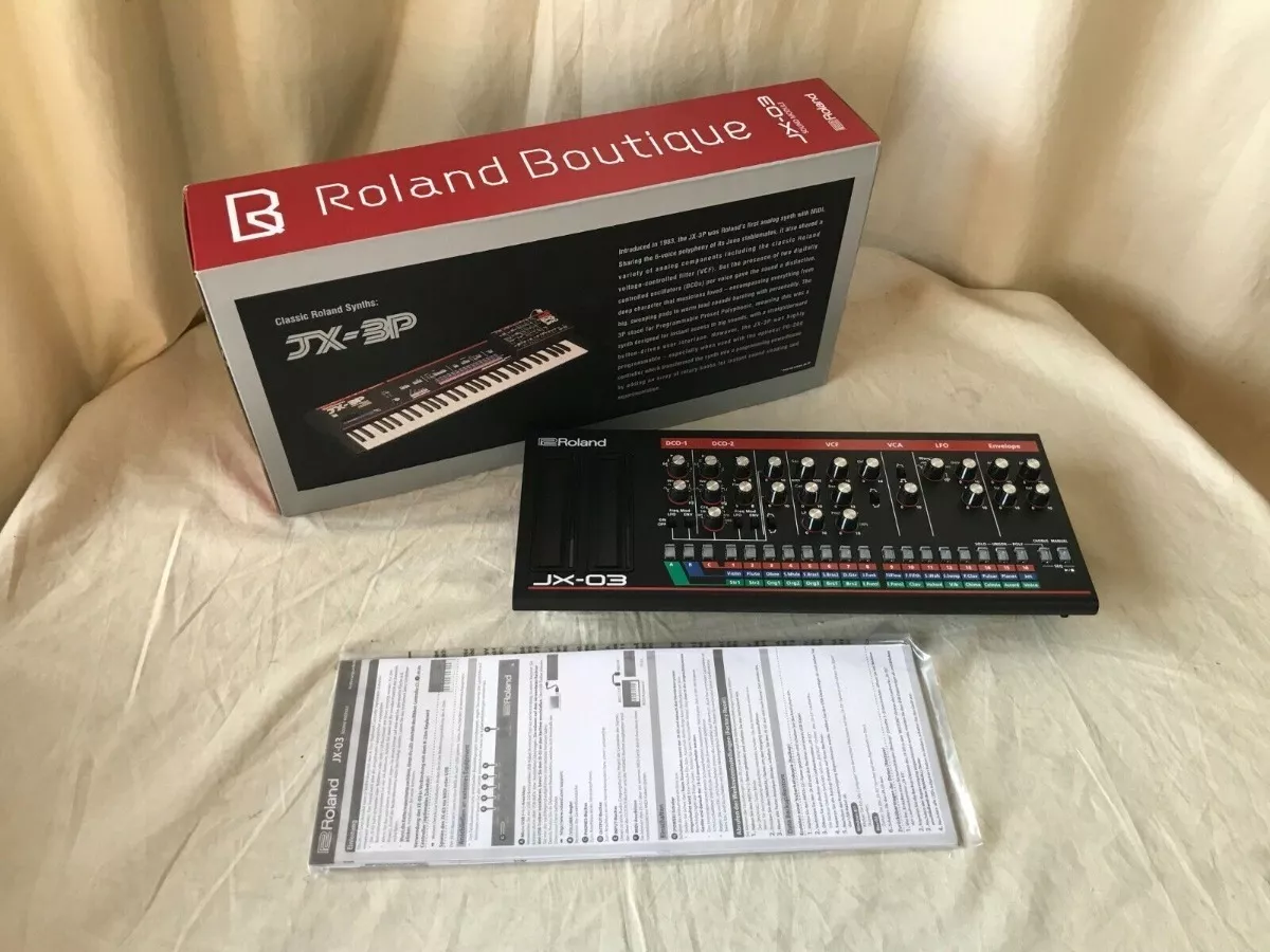 Roland Jx-03 Boutique Series Jx-3p With Pg-200 Control Sound