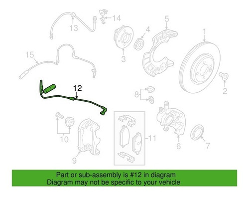 Sensor Balatas Delantero Mini Cooper 13-22 Jcw 15-22 Premium Foto 6