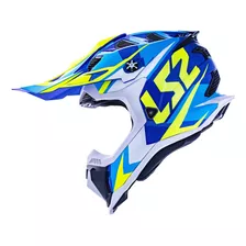 Capacete Ls2 Mx700 Subverter Evo Nimble Azul Branco Cross