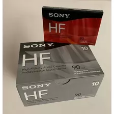 Cassettes Sony Hf 90 Minutos Caja C/10 Piezas