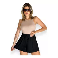  3 Shorts Feminino Viscolycra Soltinho Premium Kit