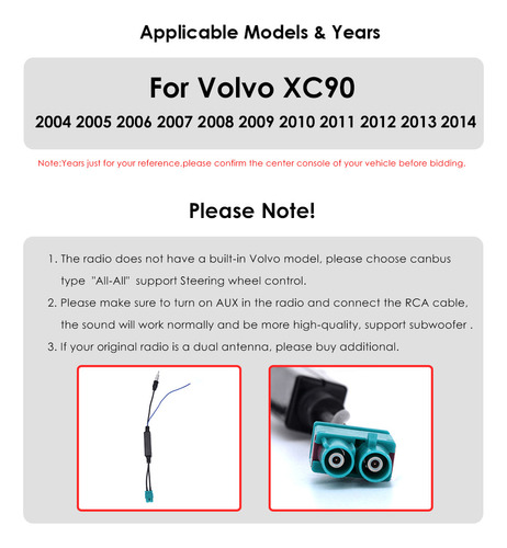 Radio Multimedia Para Volvo Xc90 2004-2014 Wifi Gps Foto 4