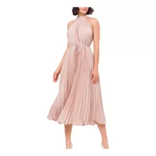 Vestido Dama Elegante Largo 3/4 Fiestacasualsuelto Rvd1446-r