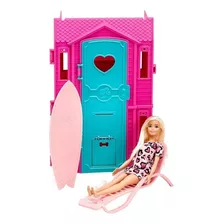 Barbie Surf Studio - Loira Vestido Rosa