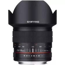 Lente Para Cámara Samyang Sy10maf-n Slr 10mm -negro