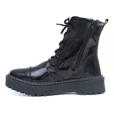  Coturno Bota Feminina Cano Alto E Ziper Da Gts Imperdivel 