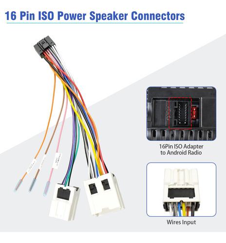 Arns De Cable De Radio Para Conector Estreo Nissan, Compat Foto 4