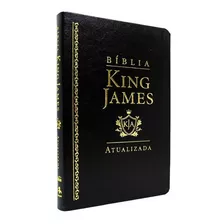 Bíblia King James Atualizada Slim Ultra Fina Luxo Preta