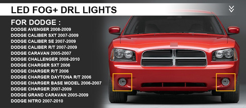 Faros Antiniebla Led Y Mitsubishi Raider 2005 Al 2010 Foto 7