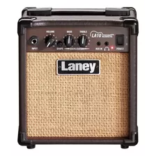 Combo Amplificador Guitarra Acustica Laney La10 Entradas Aux Y De Auriculares Color Marrón Claro