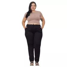 Calça Jogger Plus Size Feminina