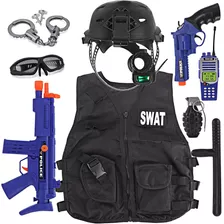 Disfraz De Oficial De Policía Swat Para Niños, Juego ...