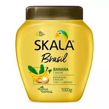 Skala Banana Máscara Vegana Crema Peinar Cabello Brillo 1kg