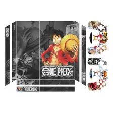 Skin Adesivo Ps4 Playstation 4 Fat One Piece Luffy Cor Personalizado