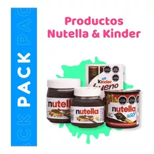 Pack Kinder Y Nutellas La Máxima Tentación