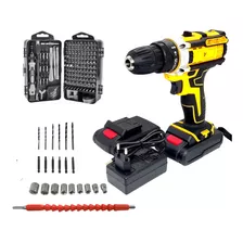 Kit Taladro Destornillador Inalámbrico 21v + 2 Baterías 